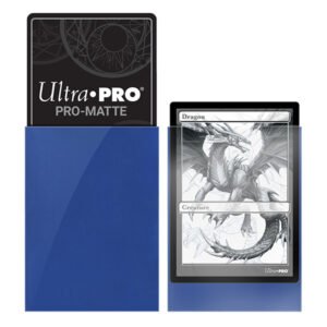 Ultra PRO Standard PRO-Matte Sleeves – Blue (100 Pack)