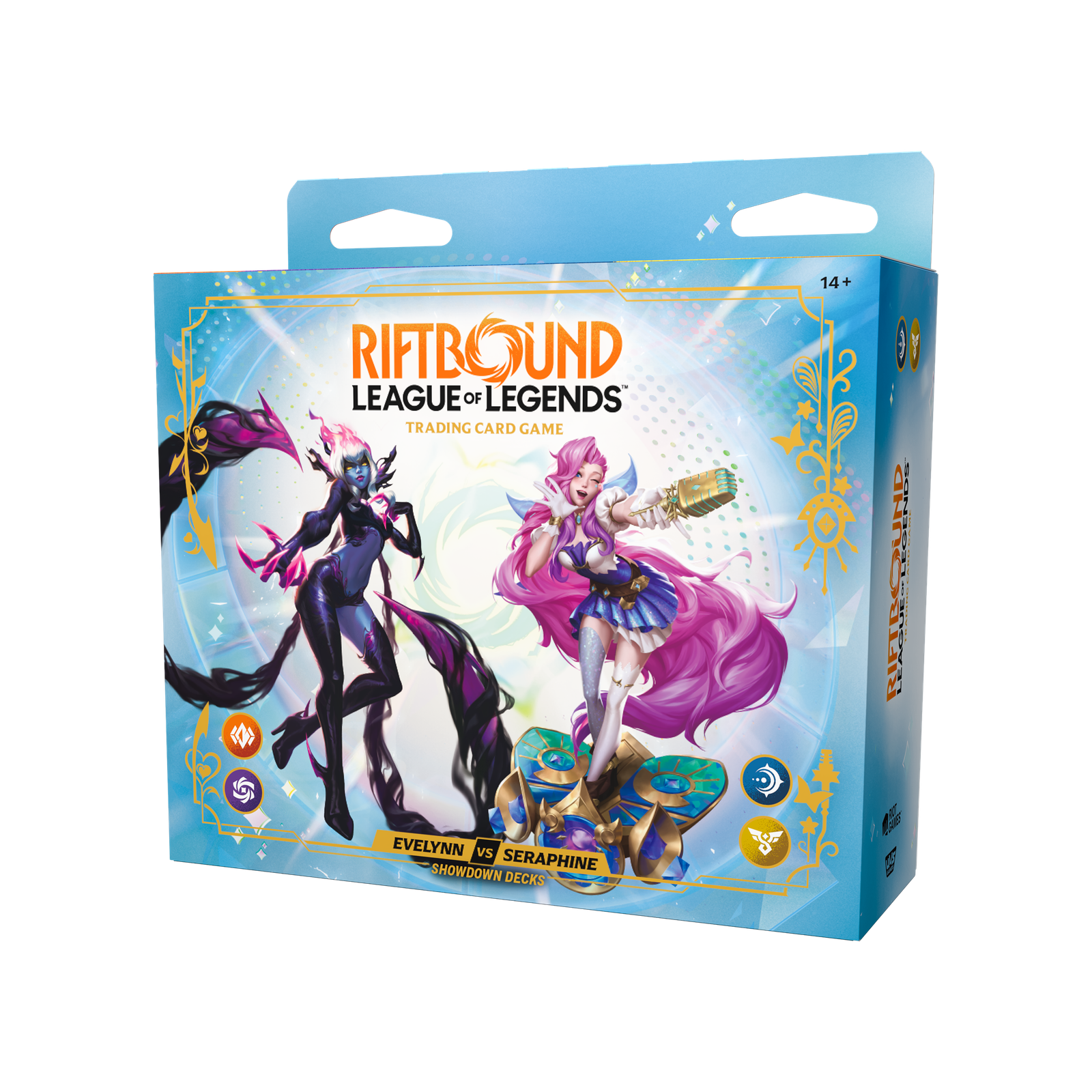 Riftbound: League of Legends TCG – Radiance Showdown Decks: Evelynn vs Seraphine (English)