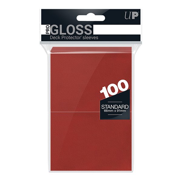 Ultra PRO Standard Card Sleeves – Red (100 Pack) - Image 3