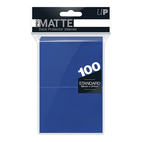 Ultra PRO Standard PRO-Matte Sleeves – Blue (100 Pack) - Image 3