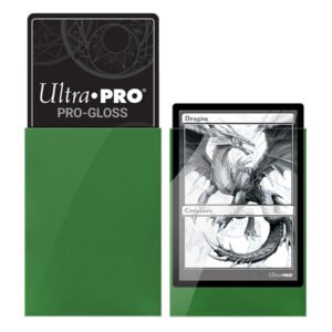Ultra PRO Standard Card Sleeves – Green (100 Pack)